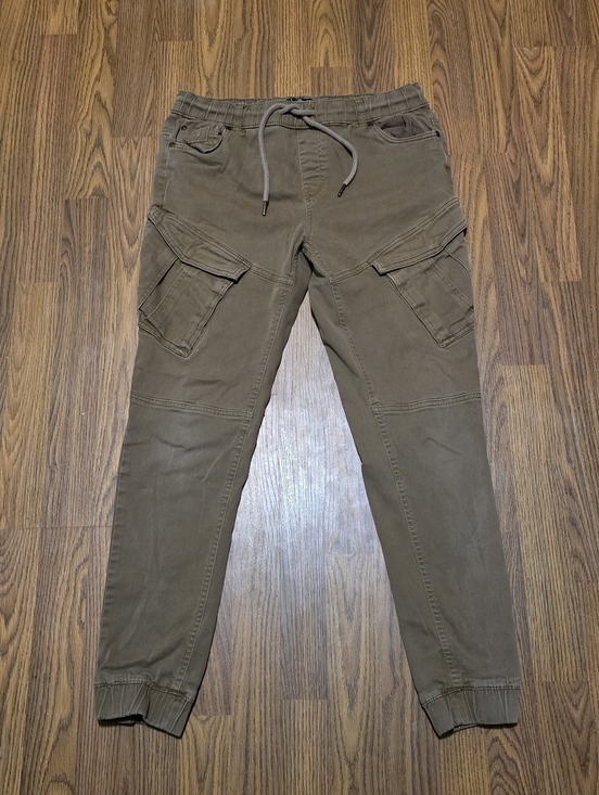 Jeaniologie Other - Jeaniologie Cohen TWL Men’s Joggers Slim Fit Cargo Pants L 32 Khaki Twill F16